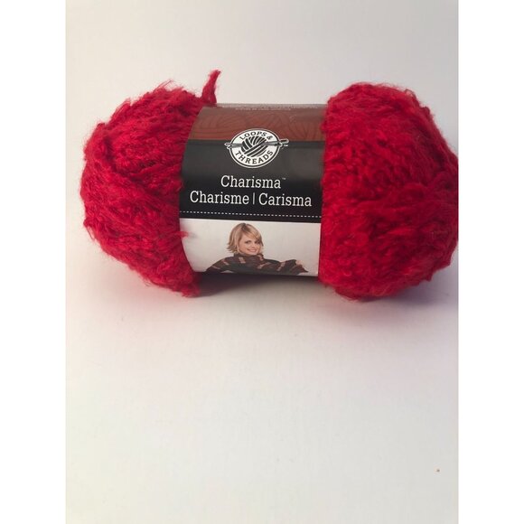 LOT OF 7 Red Skeins: Loops and Threads Charisma Bulky Weight yarn - Picture 10 of 16